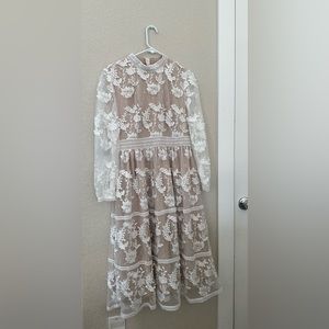 Ivy City Co Champagne Sicily Dress